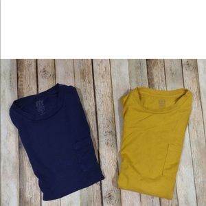 Lot of 2 Topo Designs Short Sleeve Pocket T Shirt